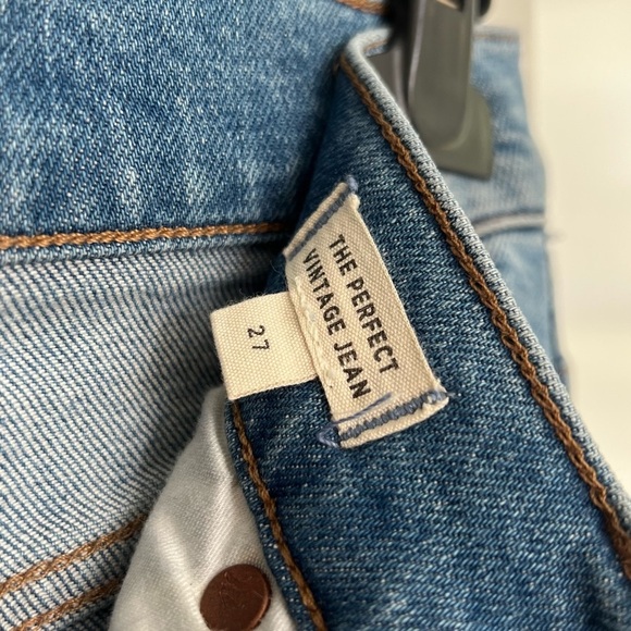 Madewell The Perfect Vintage Jean - Straight Leg - Denman Wash - Size 27 - Picture 10 of 14